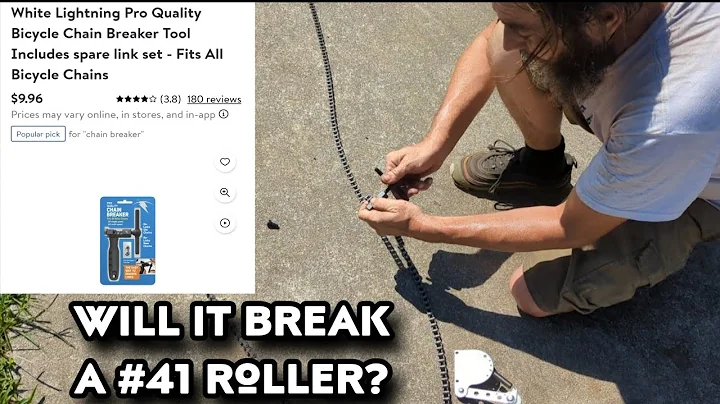 Will A WalMart Chain Breaker Work On A CountyLine #41 Roller Chain - Let's Find Out!!