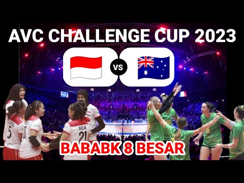 🔴 LIVE AVC Challenge 2023 Indonesia vs Australia Malam Ini ¦ Jadwal Voli Hari ini