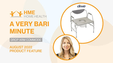 A Very Bari Minute Drive Medical Drop Arm Commode