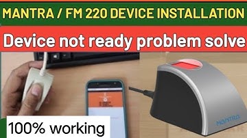 startek fm220 rd service installation। mantra device installation। mantra rd service। fm220 device