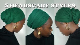 5 Ways To Tie A Headscarf- Step By Step (EASY)