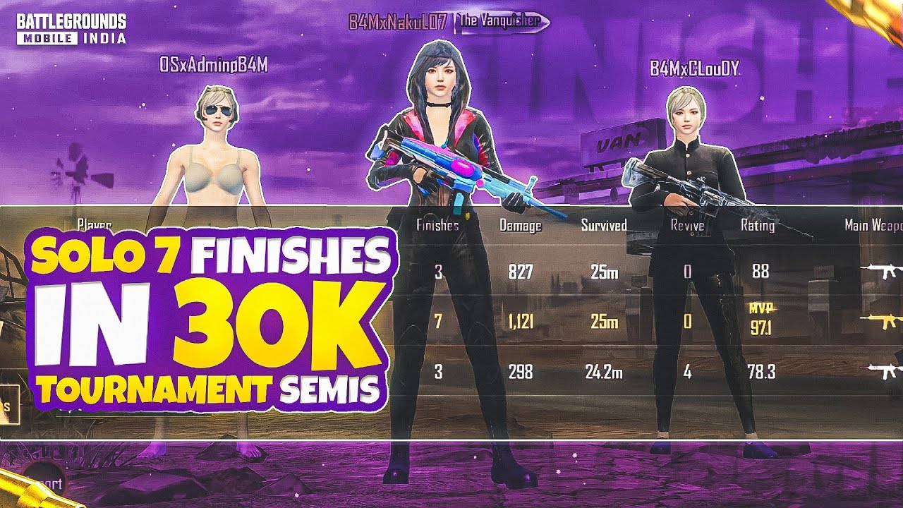 Domination in Tournament 🥵 / Solo 7 Kills ️ - YouTube
