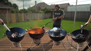 Finding the BEST way to light charcoal! Propane Torch vs Looftlighter vs Heat Gun vs Chimney