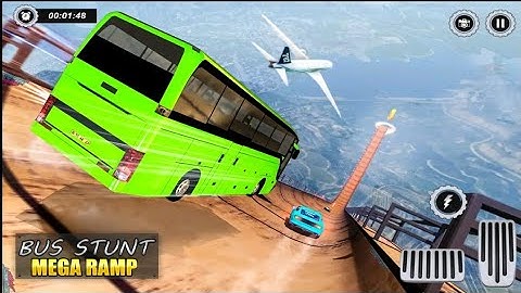 Bus Driving Simulator 2024 / Mega Ramp Bus Driving / Bus Stunt Racing 3D / Android Gameplay