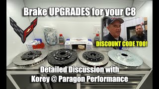 UPGRADE  WHAT BRAKE PADS & ROTORS FOR C8 CORVETTE TECH TUESDAY