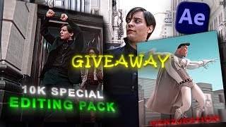 Free Editing Pack for 10k Subscribers (GIVEAWAY) | #aftereffects #menzurationeditingpack