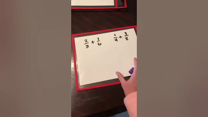 Adding Fractions with Unlike Denominators