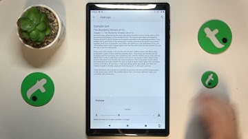 How to Restore Default System Font Style on TOSCIDO P101