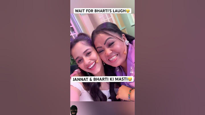 Jannat Zubair & Bharti Singh Fun During Shoot for Laughter Chefs Season 2