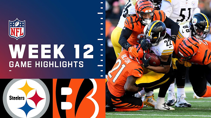 Steelers vs. Bengals Week 12 Highlights | NFL 2021