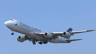 Cathay Cargo Boeing 747 on Approach to LHR