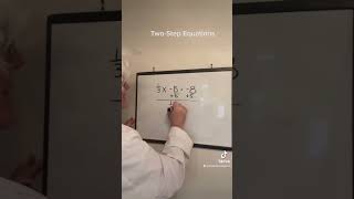 Two-step equations with Professor AlgeBro #education #math #subscribe #funny #voices #fyp