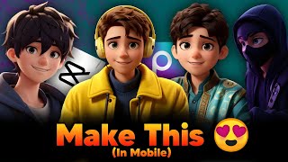 How To Make This Animation In Mobile For YouTube 😍