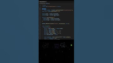Create Fireworks Animation effect using #html #css #AI