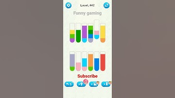water sort jigsaw puzzle game level 442 #numpuz #funnygaming #shorts #water #sort #puzzle #games