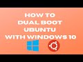 How To Dual Boot Ubuntu With Windows 10