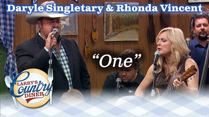 DARYLE SINGELTARY & RHONDA VINCENT sing ONE on LARRY'S COUNTRY DINER!