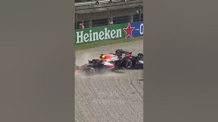Hamilton x Verstappen Crash - Monza 2021 😯😯 #f1 #viral #racing #shorts