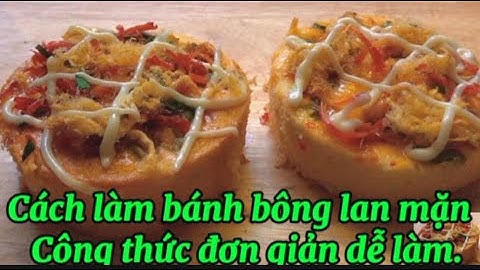 CÁCH LÀM BÁNH BÔNG LAN MẶN ĐƠN GIẢN – MỀM MỊN. KHÔNG CẦN MÁY ĐÁNH TRỨNG