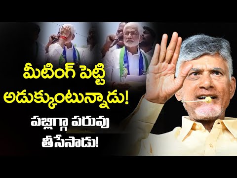 ఏసేసాడు.. బాగా ఏసేసాడు! | Chandrababu Counters on Vijay Sai Reddy | Nellore | AP Elections | TV5 - TV5NEWS