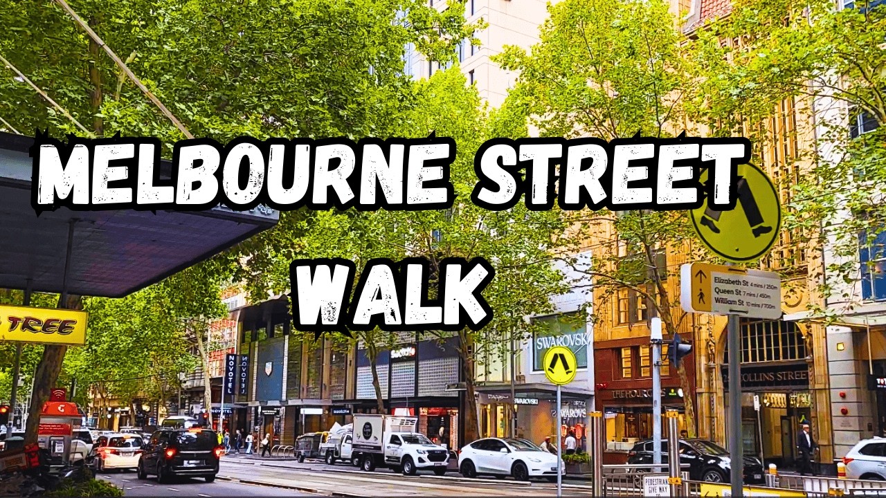 Luxury & Heritage Collins Street/ Melbourne City Walk 4K