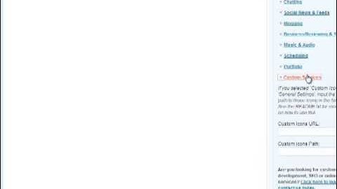 Setting up social media widget plugin