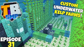 Truly Bedrock S2 Ep31! Custom Flying Machine KELP FARMS! Bedrock Edition Survival Let's Play!