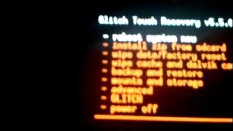 Glitch Touch Recovery v5.5.0.4 Video by Blueberry