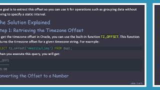 Get the Timezone Offset from Varchar in Oracle