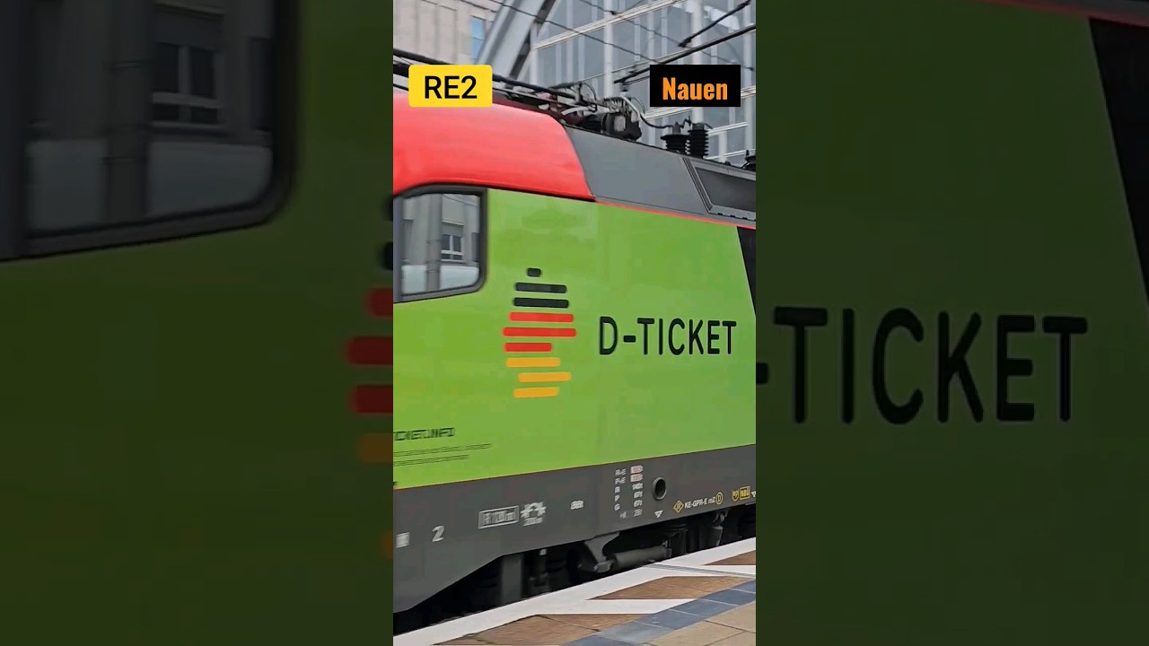 [ RE2 ] ➡️ Nauen mit BR 182 023 "Deutschland steigt ein" in Berlin Alexanderplatz (DB Regio Nordost)