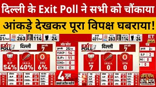 Delhi Exit Polls देख विपक्ष के उड़ गए होश!Exit Poll 2024 | Arvind Kejriwal | PM Modi | Sushant Sinha