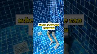 Freediver Sleeps At Bottom Of Pool