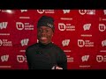 Javan Robinson Media Availability || Wisconsin Football || Sept. 29, 2026