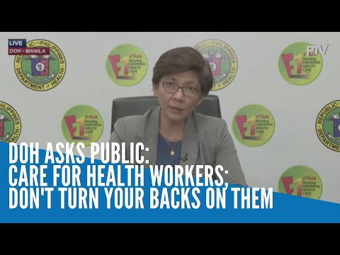 DOH asks public: Care for health workers; don't turn your backs on them