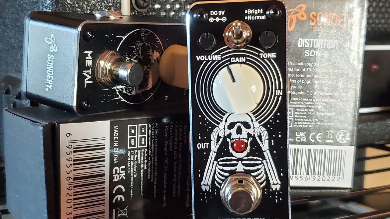 Review & Demo Sondery SDN9 Distortion effects pedal!! 45 awesome