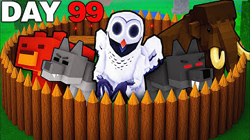 I Built a SAFE ENTITY Base in 99 Nights in the Forest!