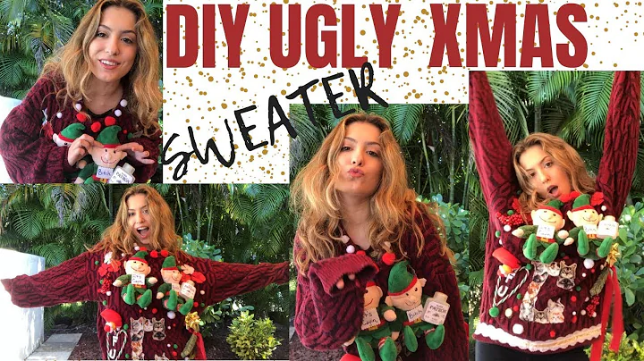 DIY Ugly Christmas Sweater ($12 at Goodwill & Dollar Tree)