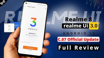 Realme 8 realme ui 3.0 C.07 Update Detailed Review - Performance,Camera,Bugs,Antutu,Heating,AOD,4G+