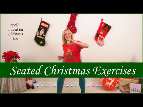 Fun Seated Christmas Workout | Chair Exercises for Seniors