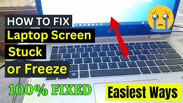 How to FIX Laptop Screen STUCK or FREEZE Problem in Windows 10/11