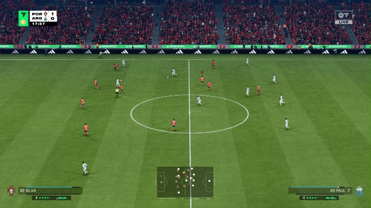 Playing Raw match FIFA 2026 Argentina vs. Portugal