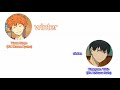 Hinata bullies kageyama for his english eng sub