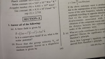 Upsc physics optional pyq 2016Paper 1Section A:1(a) solved #ifs #UPSC #upscmains#PHYSICS #paper1