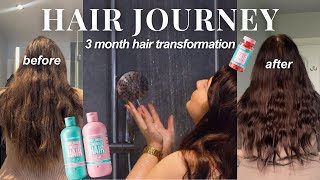 BEFORE AND AFTER HAIRBURST | how I grew my long healthy hair | haircare routine