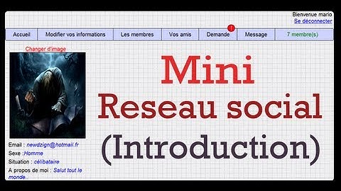 Tutoriel php : Creation d