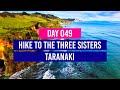 DAY 49 🚶 Hike to the Three Sisters in Taranaki - New Zealand Travel