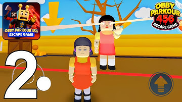 Obby Parkour 456 Escape - Full Gameplay Walkthrough Part 2 - 456 Prison Escape (Android, iOS)