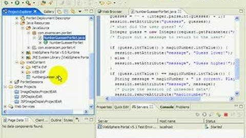 Saving Data in the PortletSession: Managing Portal State JEE