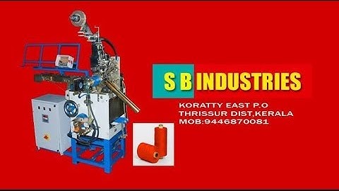 SB Industries Cop Banding Machine