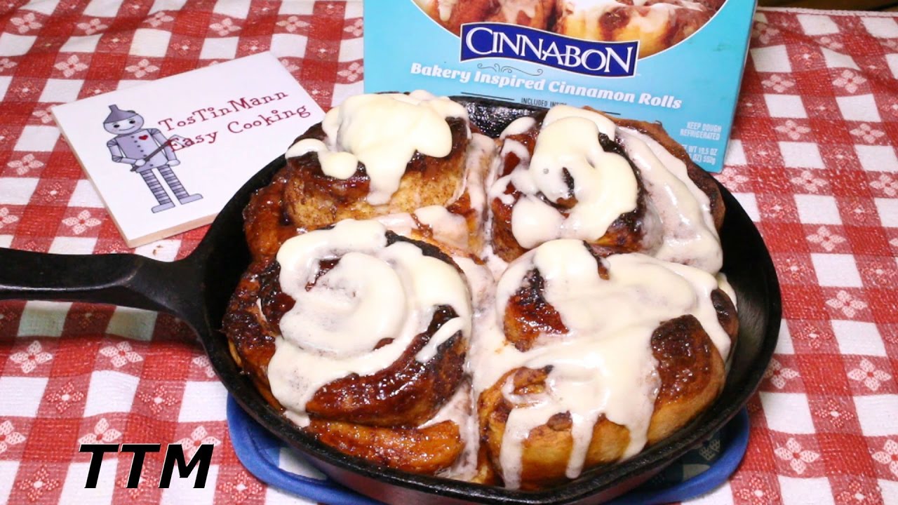 Cinnabon Cinnamon Rolls Review~Packaged Cinnamon Rolls Baked In The Toaster Oven